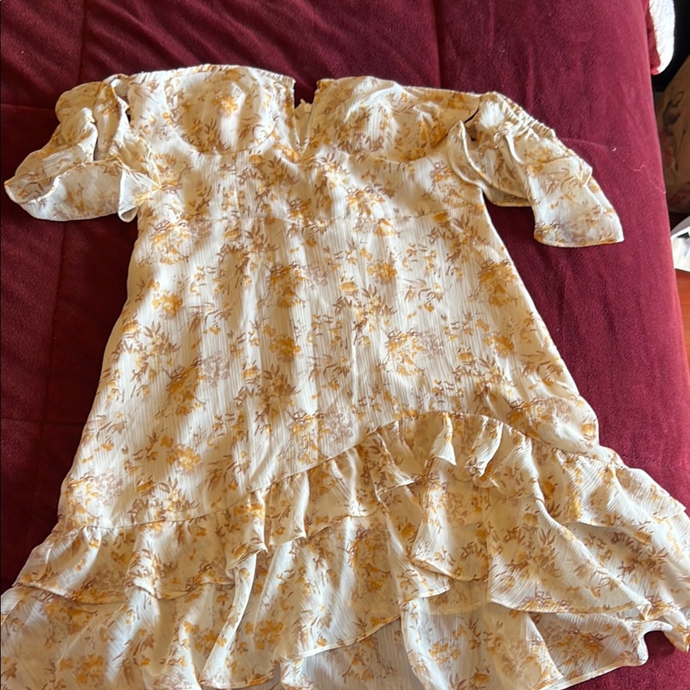 Floral Ruffle Dress